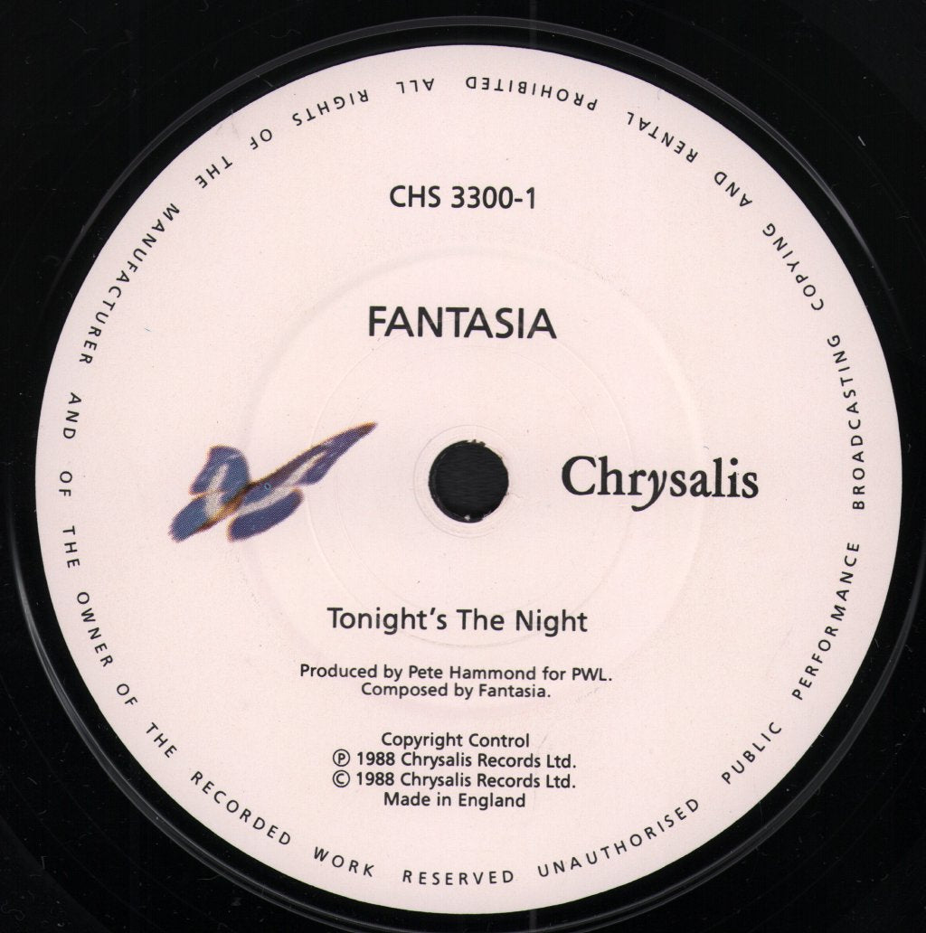Fantasia - Tonight's The Night - 7 Inch