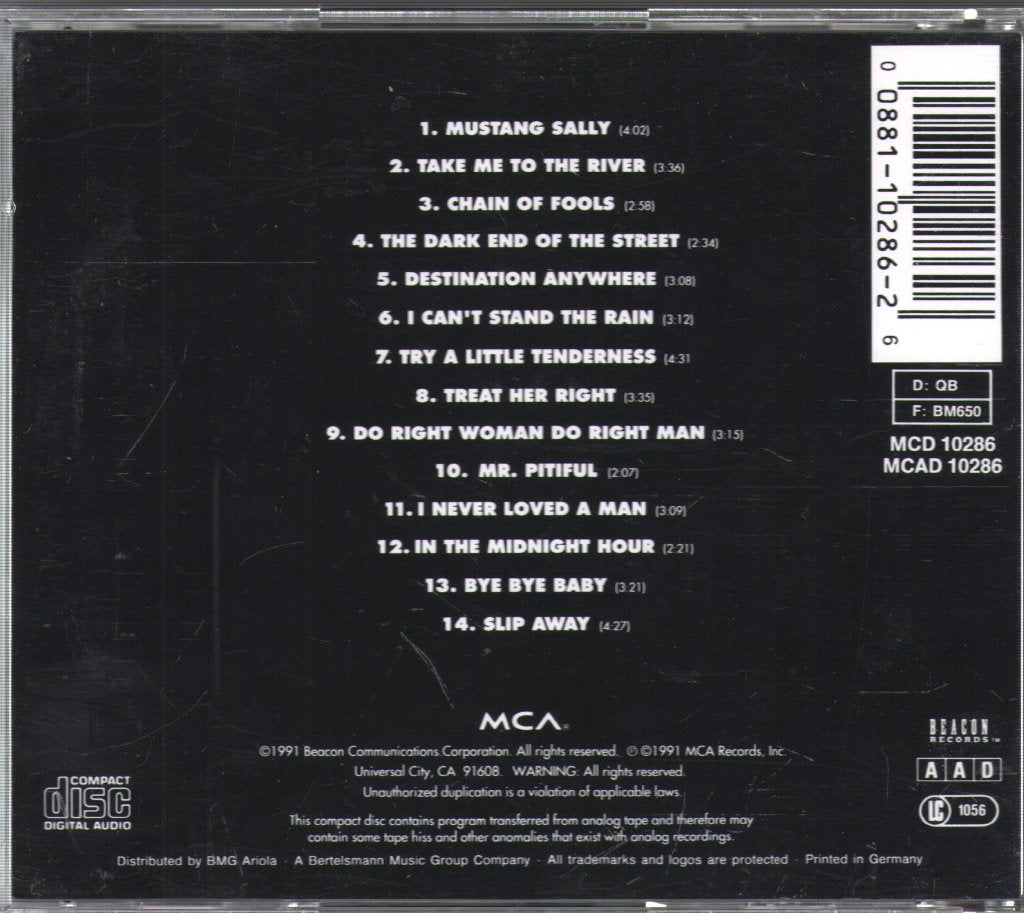 Commitments - Music From The Original Motion Picture Soundtrack - Cd