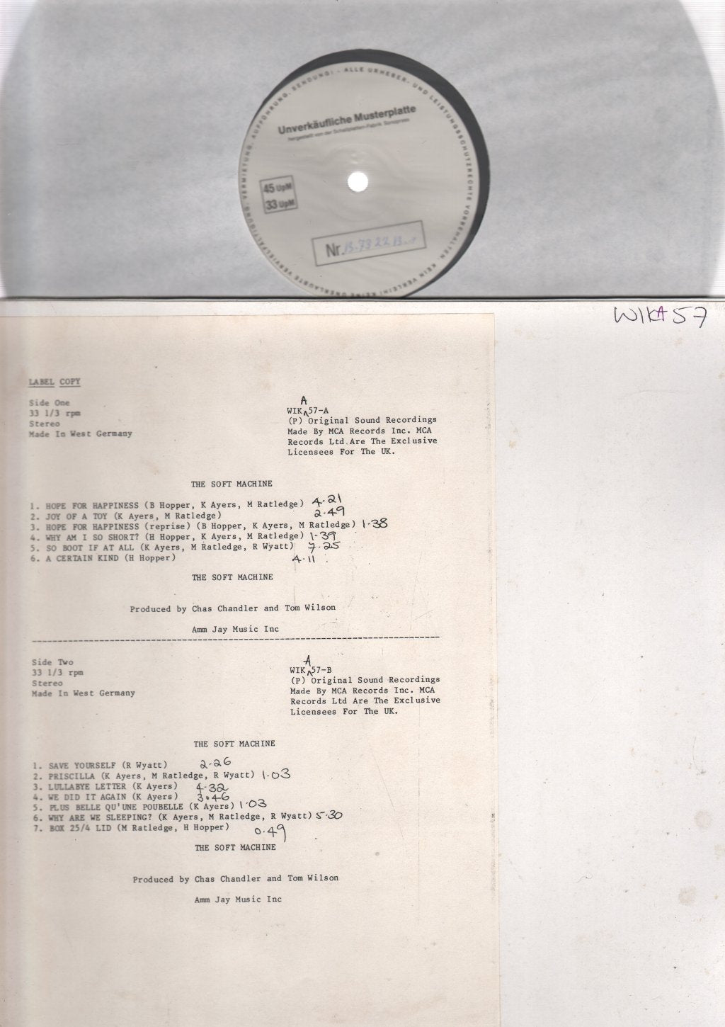 Soft Machine - Soft Machine - Lp