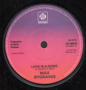 Max Bygraves - Love Is A Song - 7 Inch