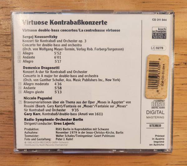 Gary Karr, Radio-Symphonie-Orchester Berlin - Virtuose Kontrabaßkonzerte - Cd