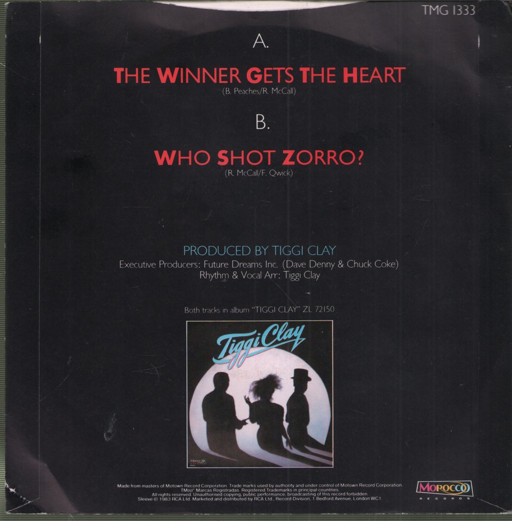 Tiggi Clay - Winner Gets The Heart - 7 Inch