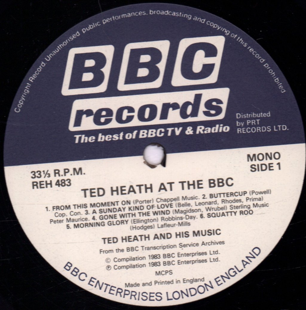 Ted Heath And His Music - At The Bbc - Lp
