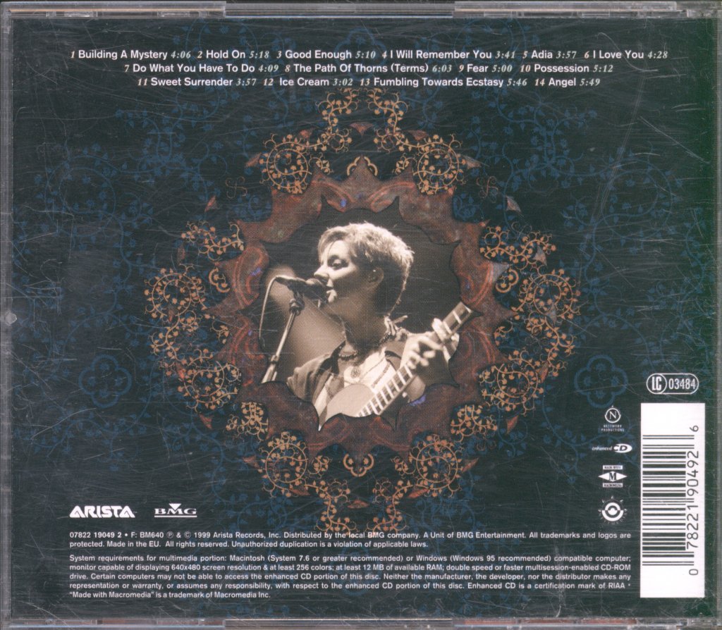 Sarah Mclachlan - Mirrorball - Cd