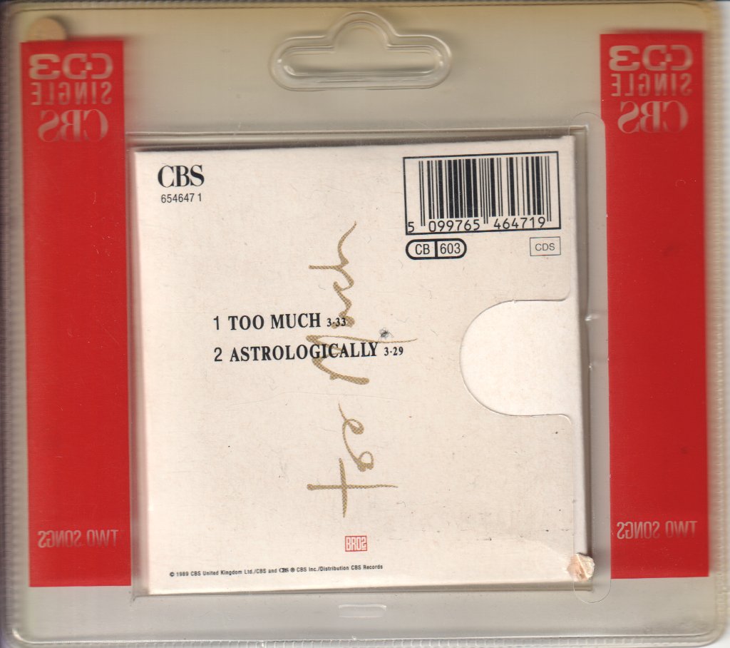 Bros - Too Much - Cd