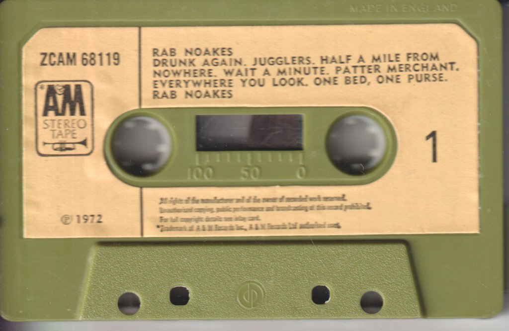 Rab Noakes - Rab Noakes - Cassette