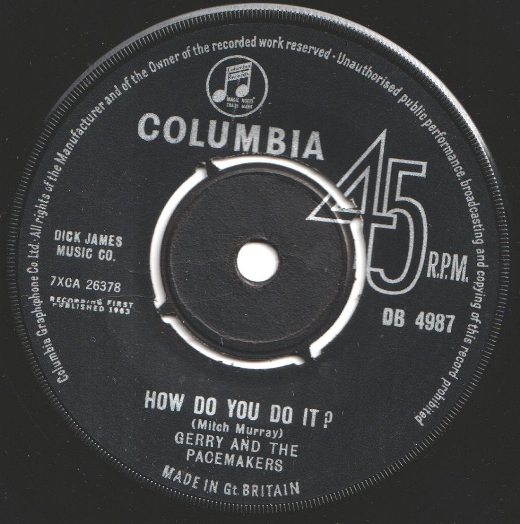 Gerry And The Pacemakers - How Do You Do It? - 7 Inch