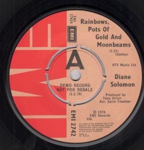Diane Solomon - Rainbows Pots Of Gold And Moonbeams - 7 Inch