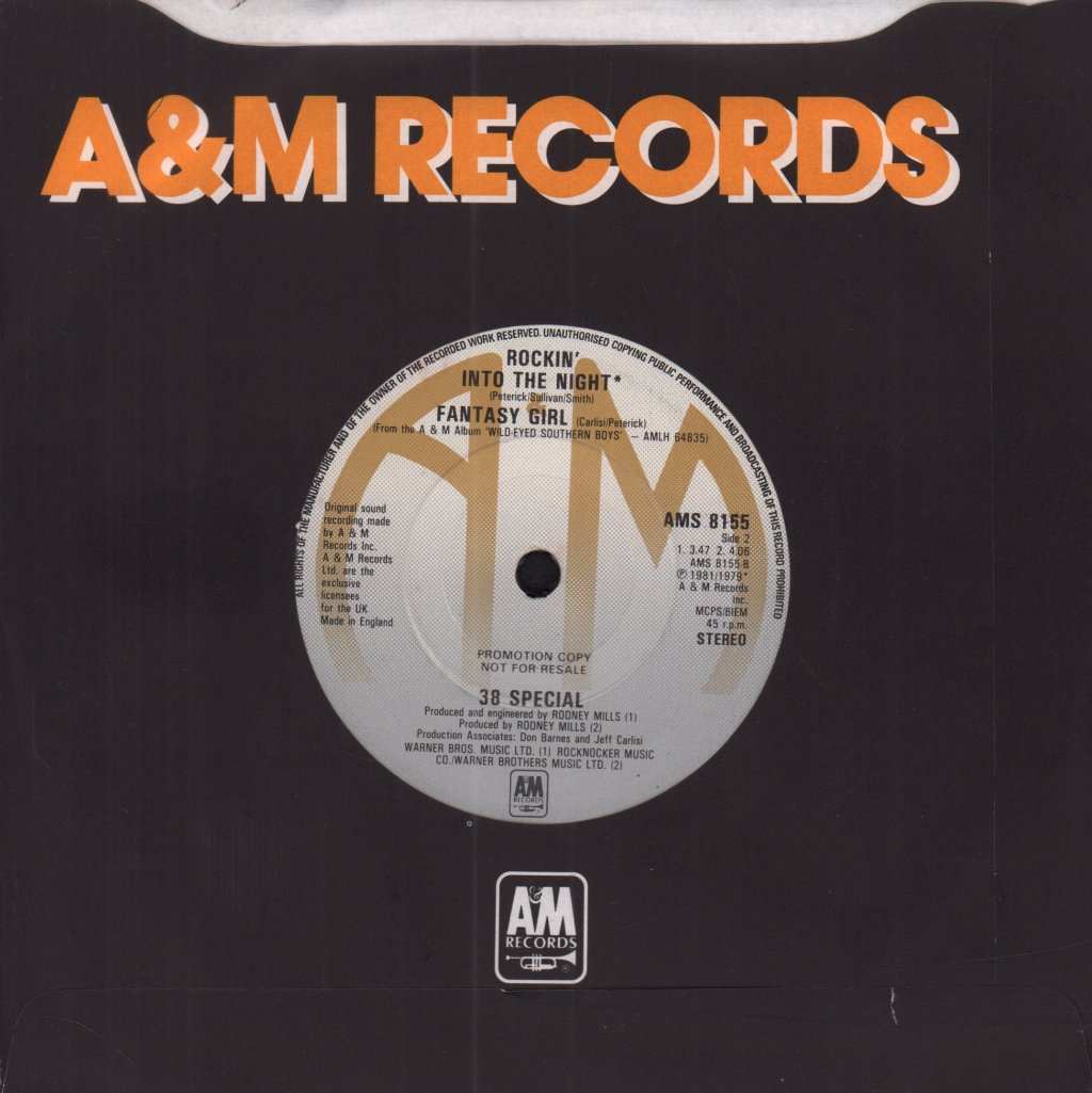 38 Special - First Time Around - 7 Inch