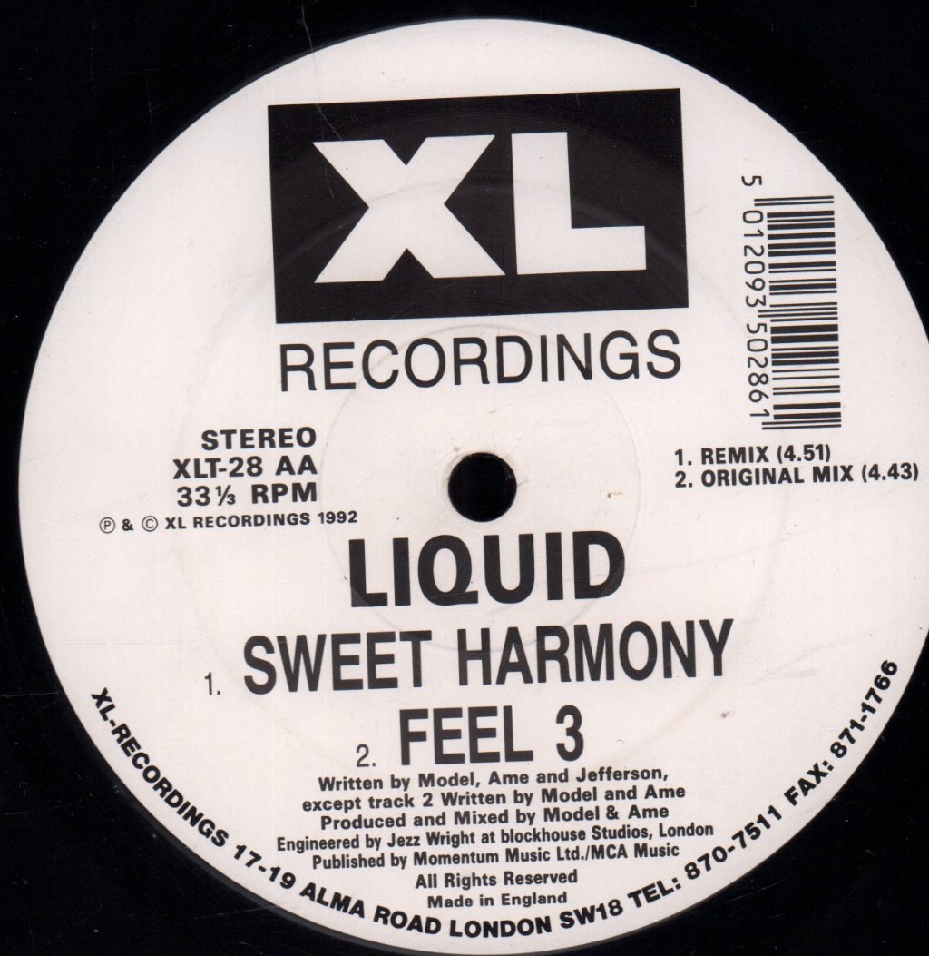 Liquid - Sweet Harmony - 12 Inch