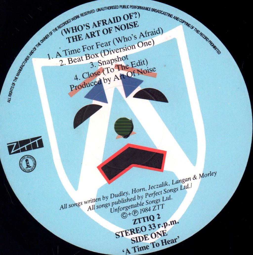 Art Of Noise - Who's Afraid Of - Lp