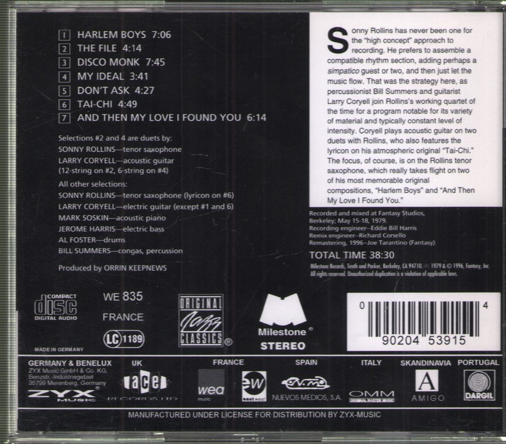 Sonny Rollins - Don't Ask - Cd