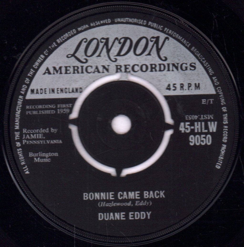 Duane Eddy - Bonnie Came Back - 7 Inch
