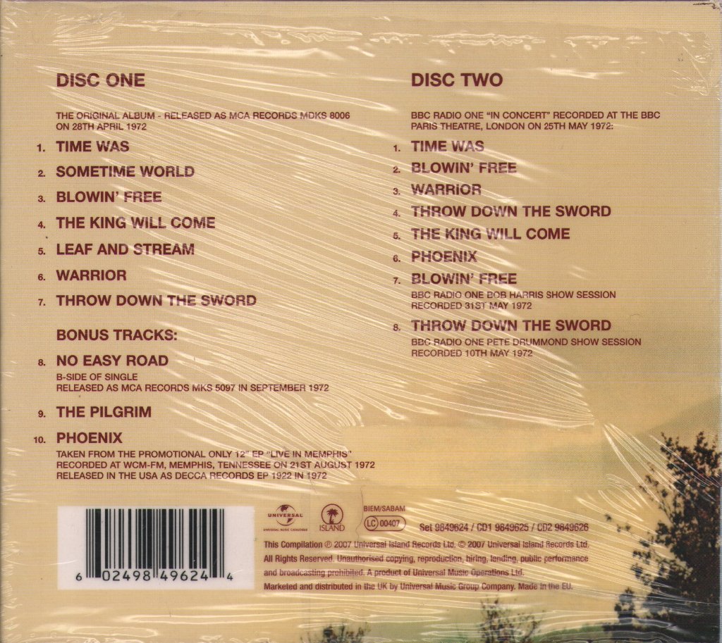 Wishbone Ash - Argus - Double Cd