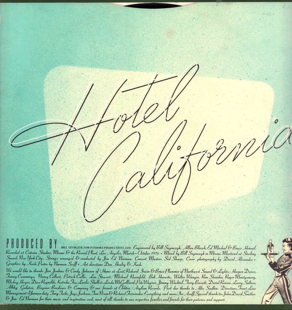 Eagles - Hotel California - Lp