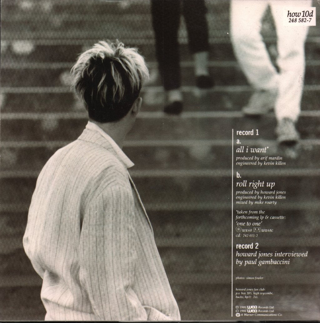 Howard Jones - All I Want - Double 7 Inch