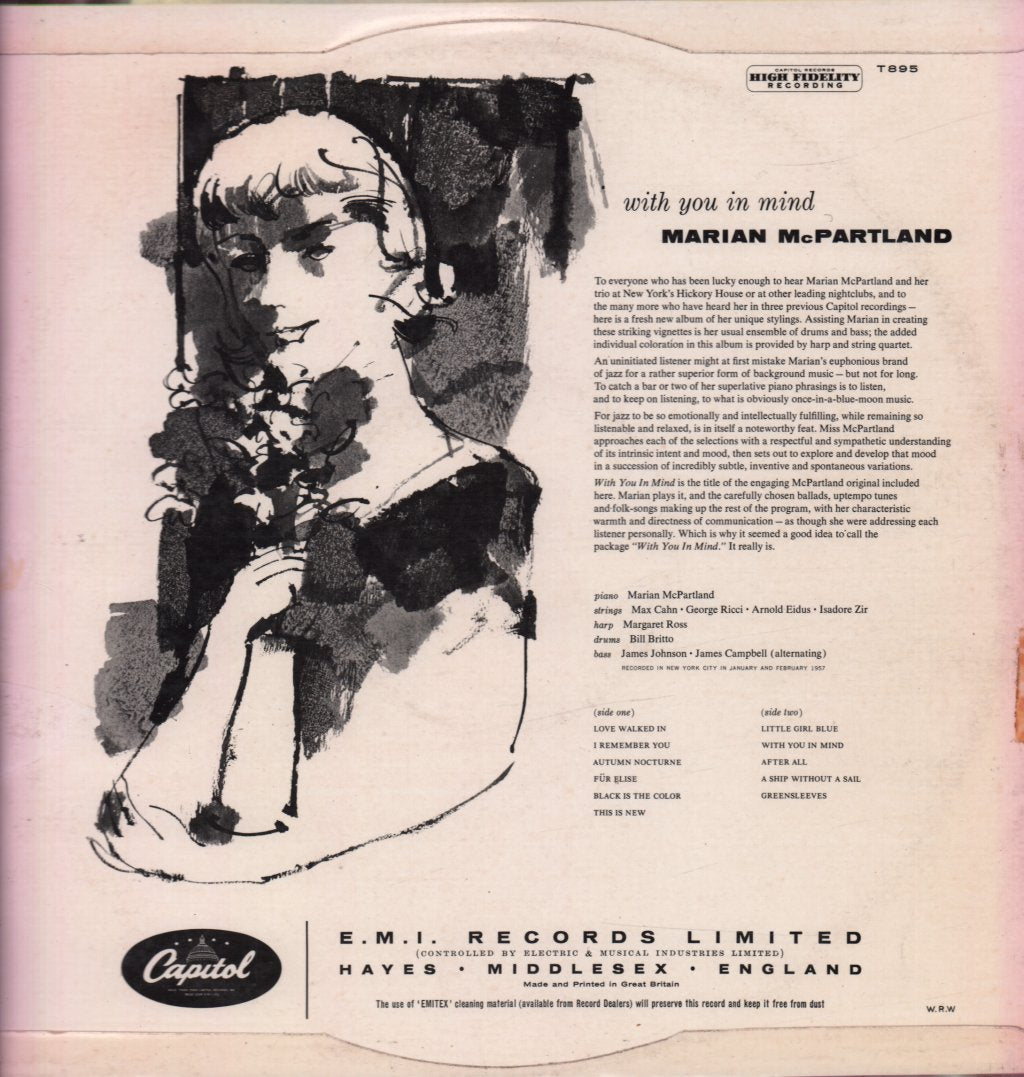 Marian Mcpartland - With You In Mind - Lp