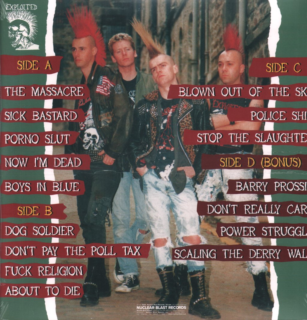 Exploited - Massacre - Double Lp