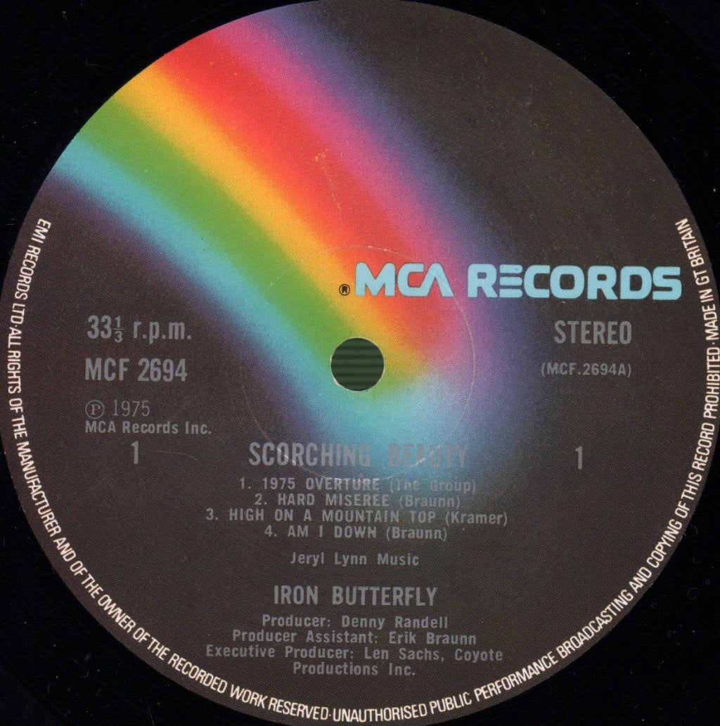 Iron Butterfly - Scorching Beauty - Lp