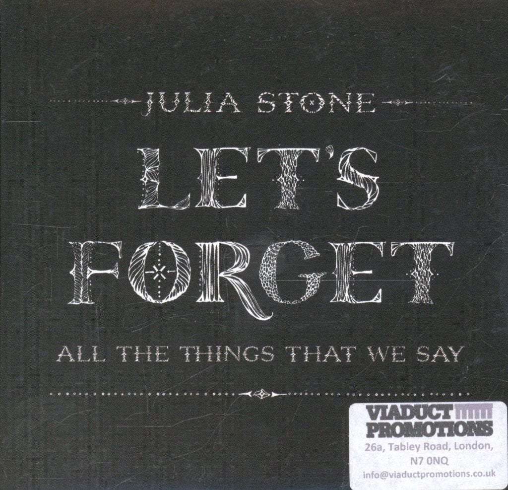 Julia Stone - Let's Forget All The Things That We Say - Cd