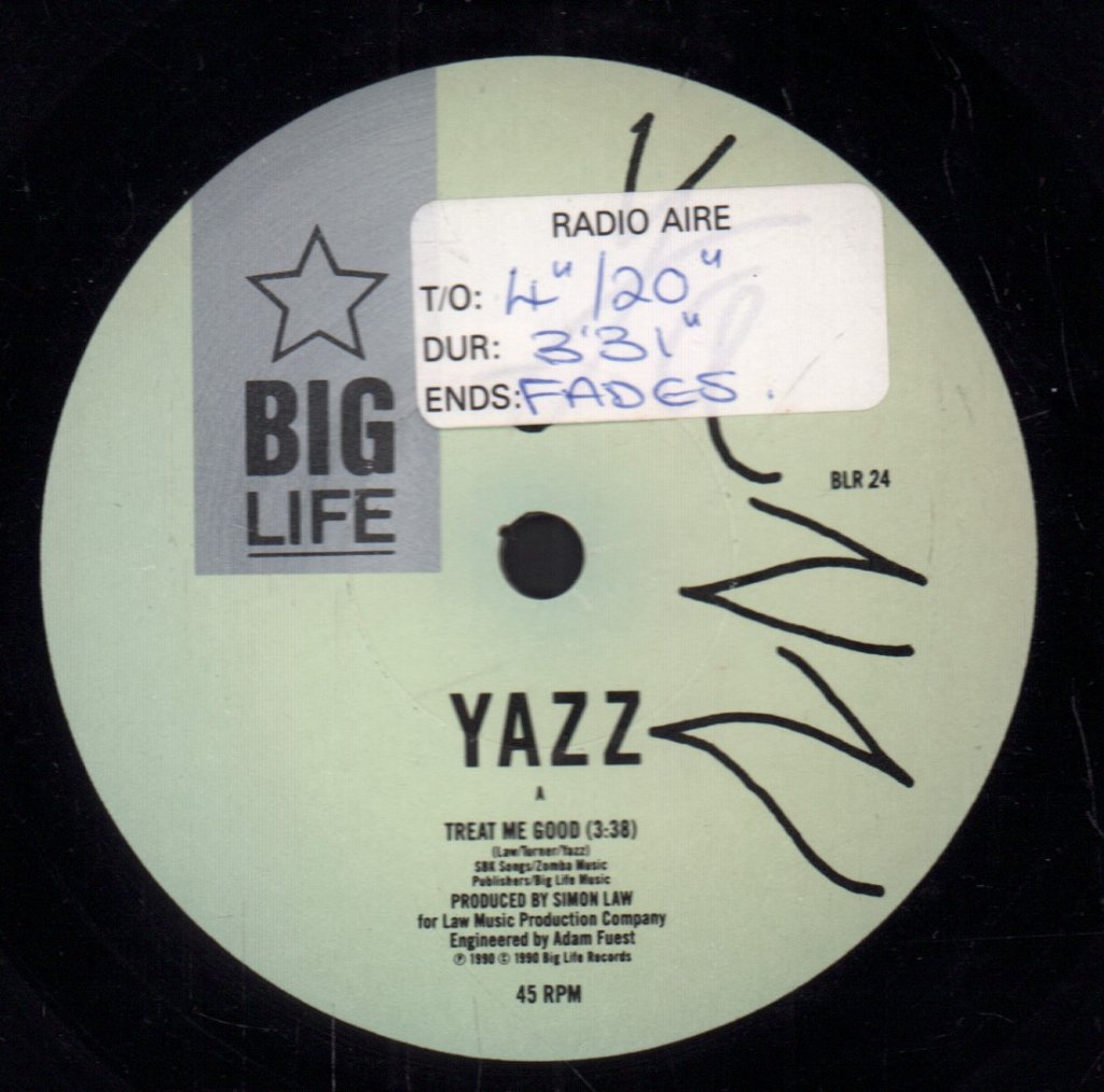 Yazz - Treat Me Good - 7 Inch