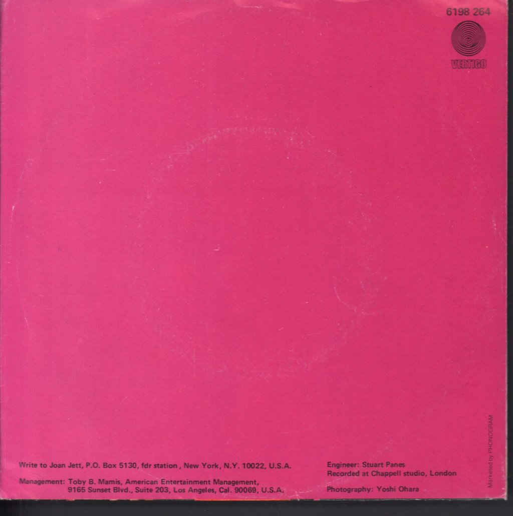 Joan Jett - You Don't Own Me / I Love Rock'n Roll - 7 Inch