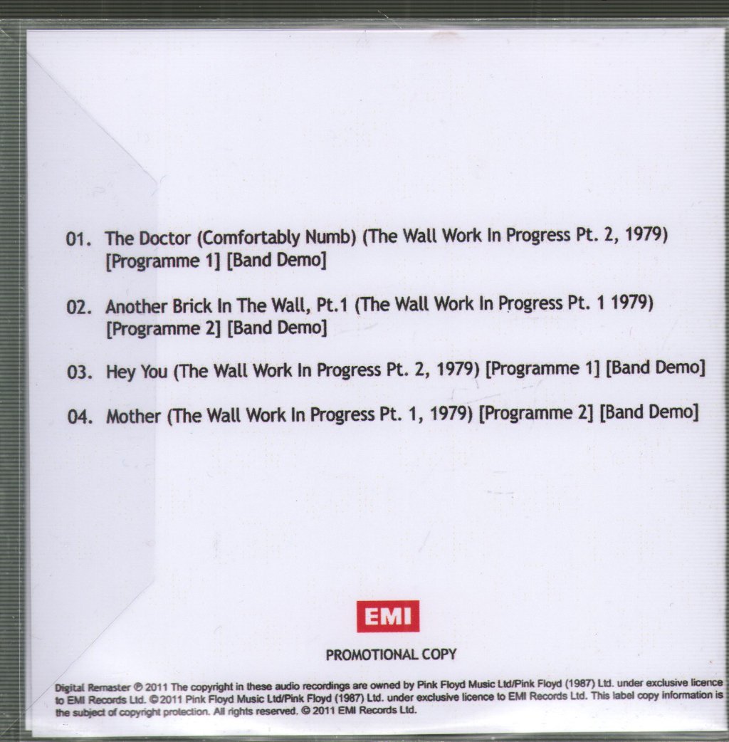 Pink Floyd - Wall - Immersion - Daytime Sampler - Cdr