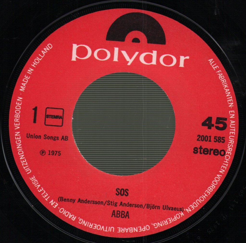 ABBA - SOS - 7 Inch