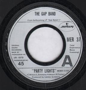 Gap Band - Party Lights - 7 Inch
