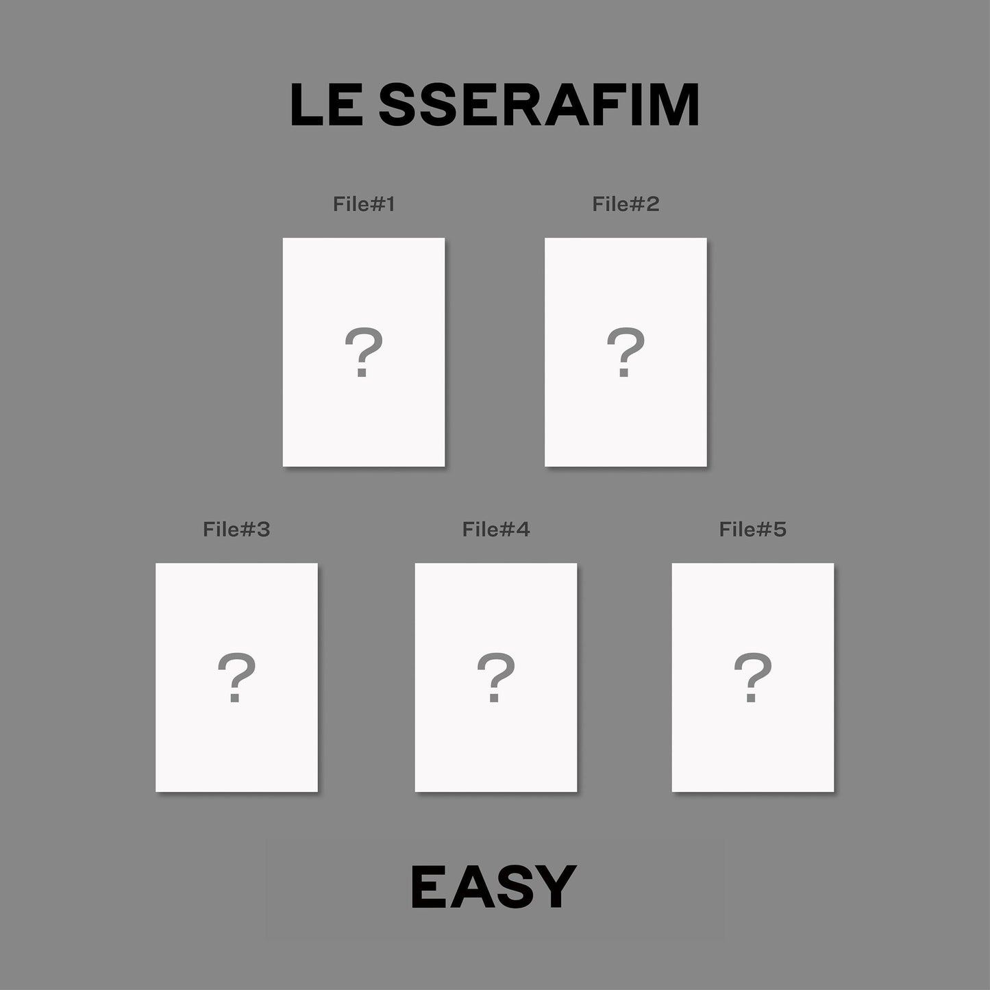 Le Sserafim - 3rd Mini Album 'easy' (Compact Ver.) - Cd