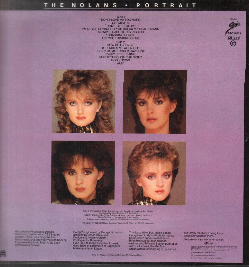 Nolans - Portrait - Lp