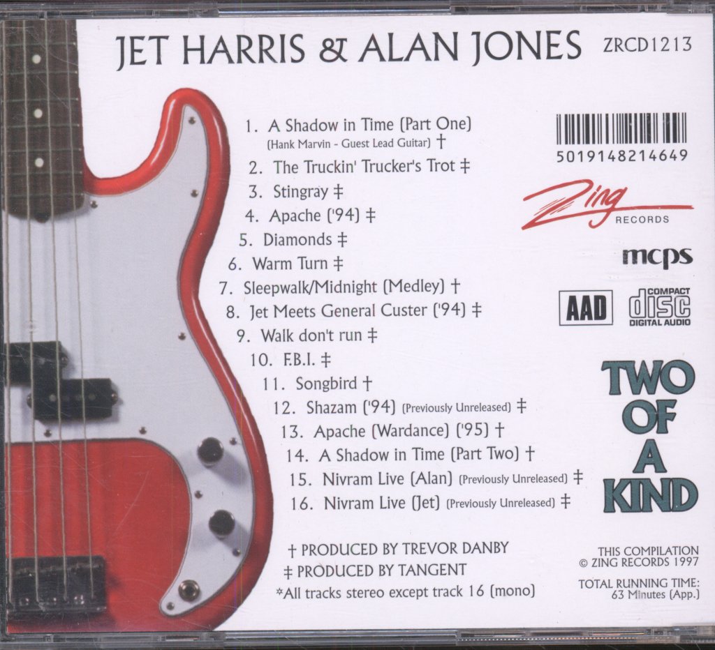 Jet Harris & Alan Jones - Two Of A Kind - Cd