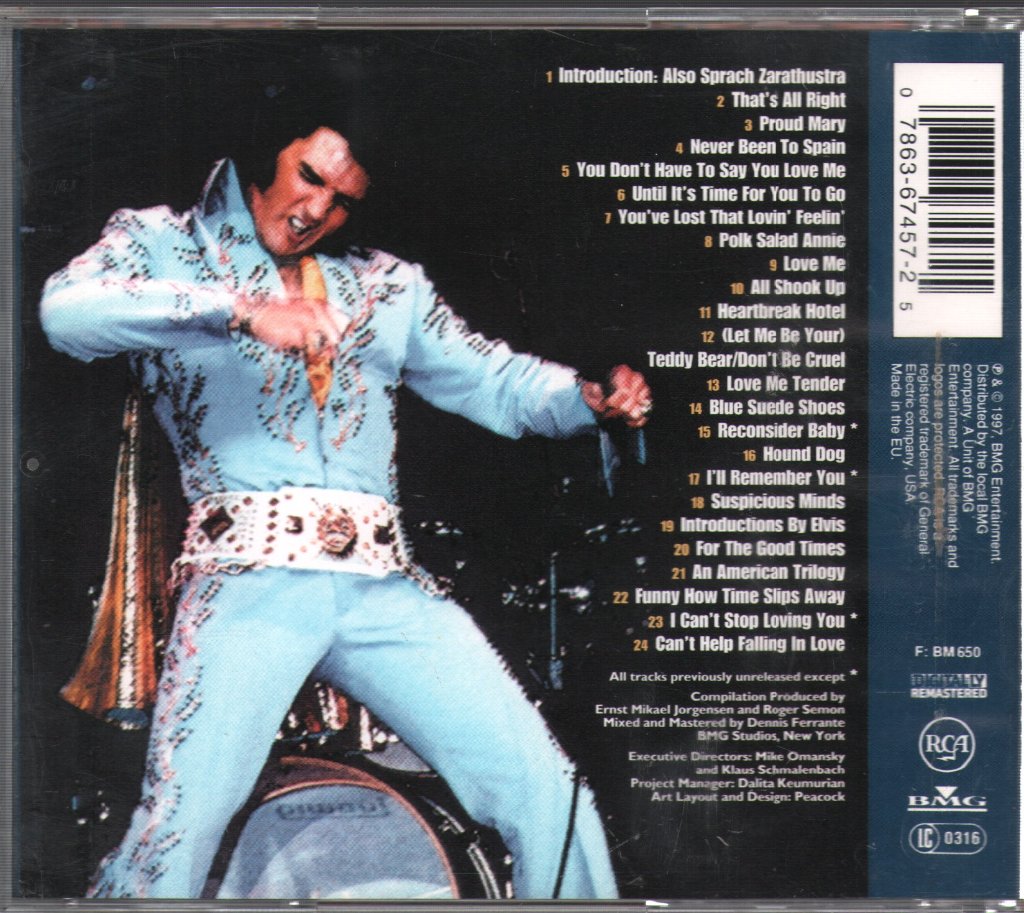 Elvis Presley - An Afternoon In The Garden - Cd