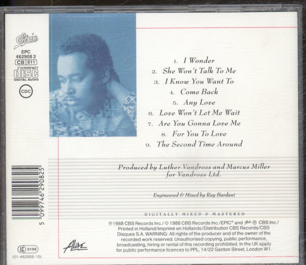 Luther Vandross - Any Love - Cd