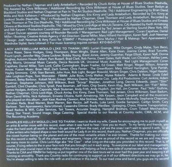 Lady Antebellum - 747 - Cd