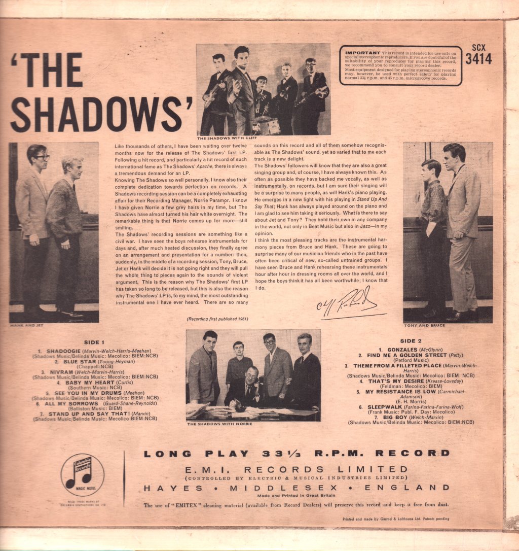 Shadows - Shadows - Lp