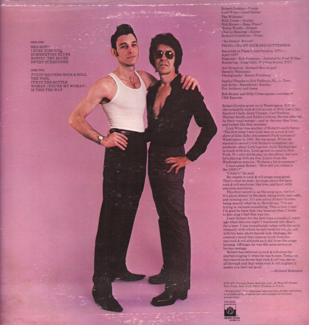 Robert Gordon With Link Wray - Robert Gordon With Link Wray - Lp