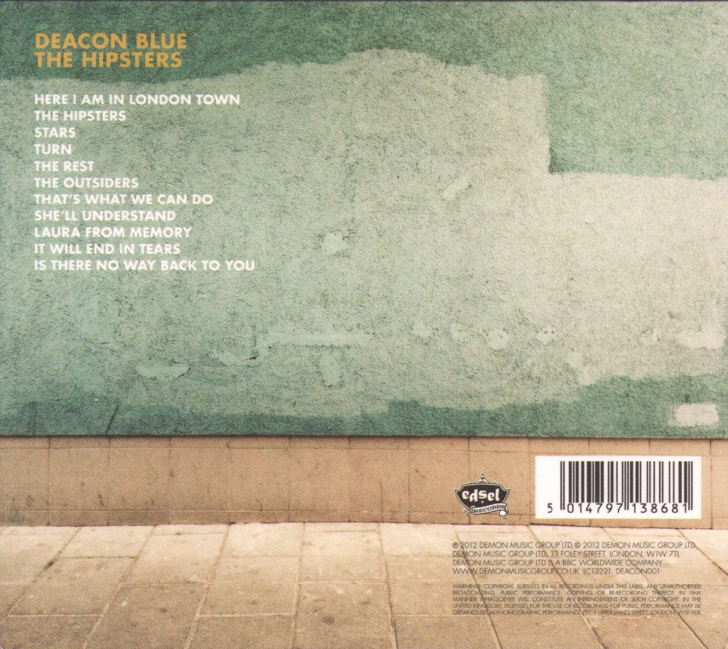Deacon Blue - Hipsters - Cd