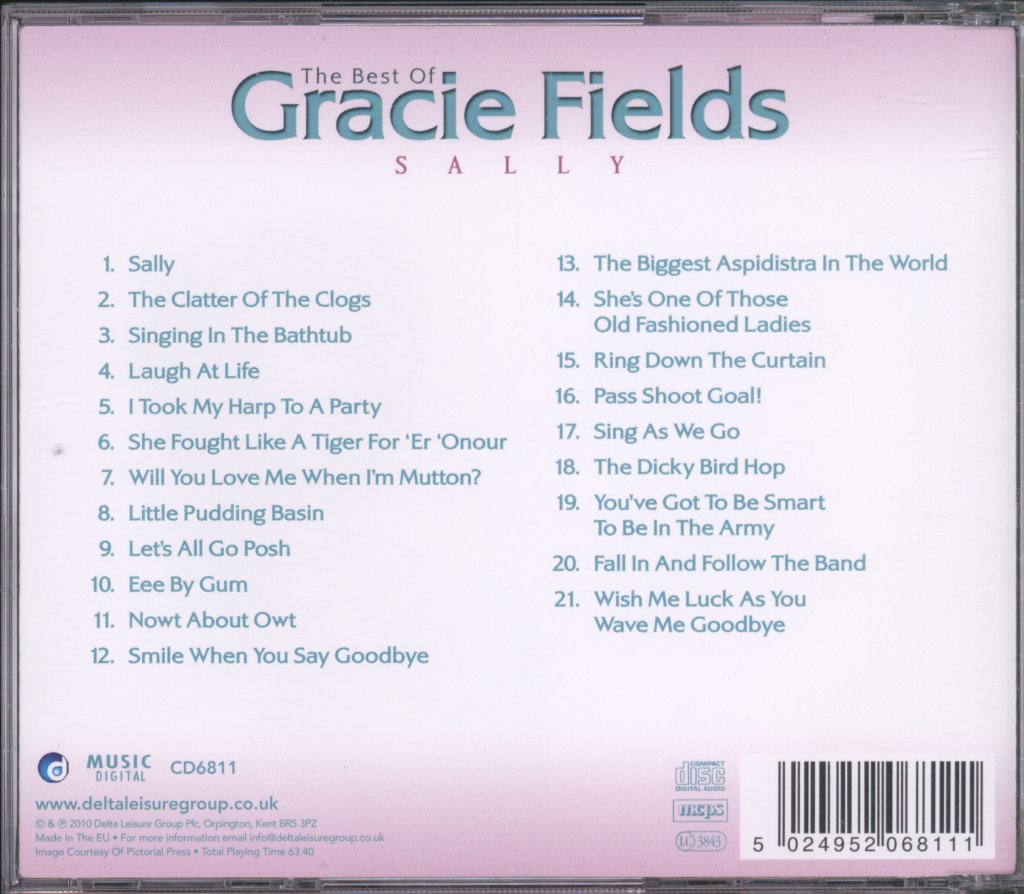Gracie Fields - Sally - The Best Of Gracie Fields - Cd