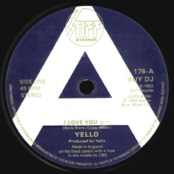 Yello - I Love You - 7 Inch