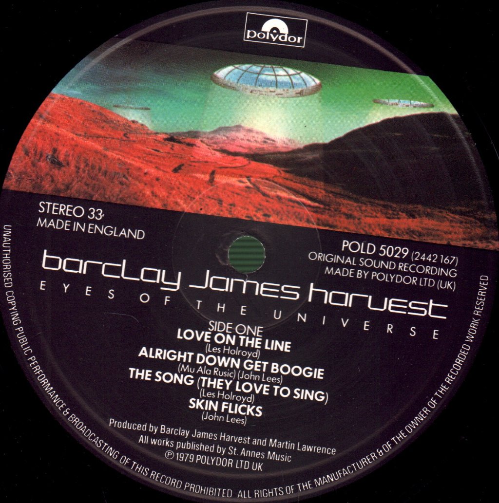 Barclay James Harvest - Eyes Of The Universe - Lp