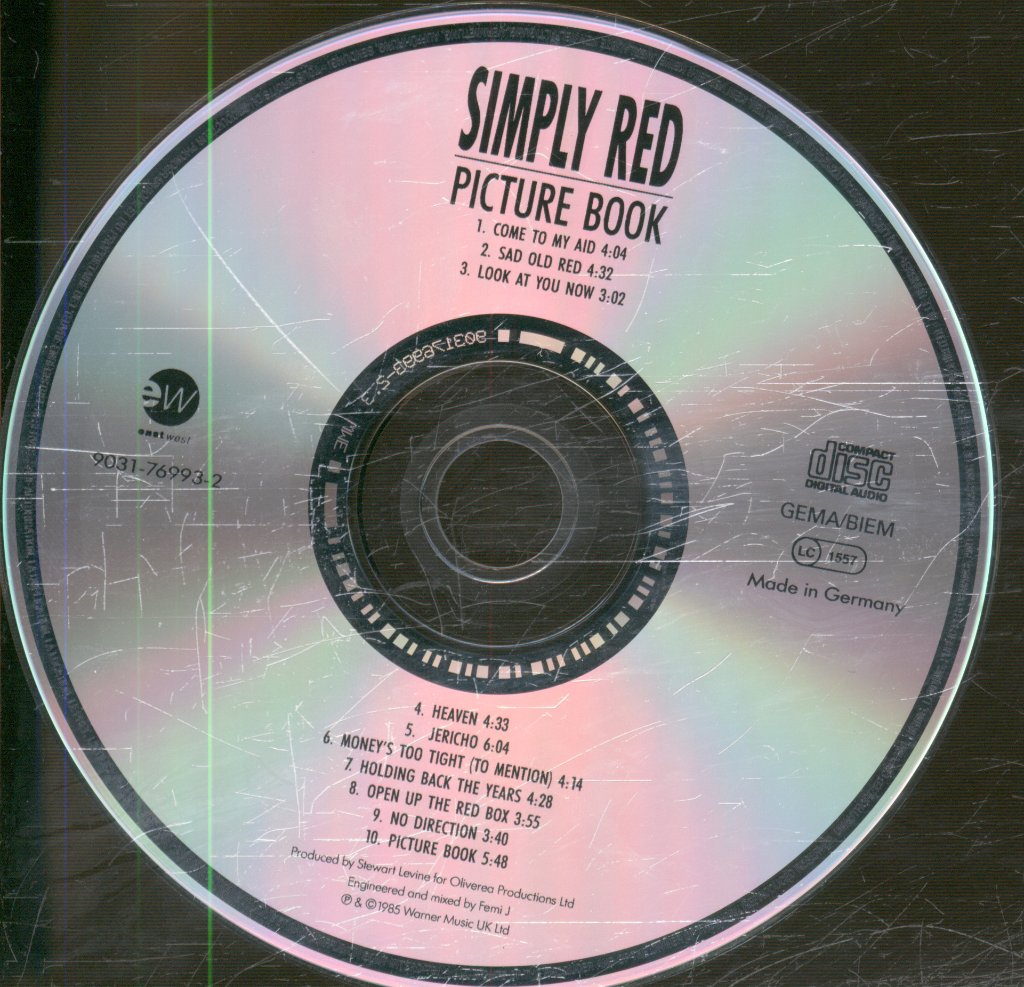 Simply Red - Picture Book - Cd