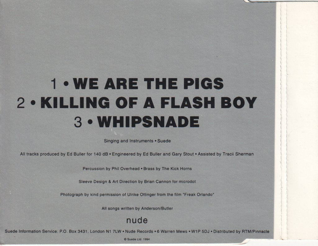Suede - We Are The Pigs - Cd