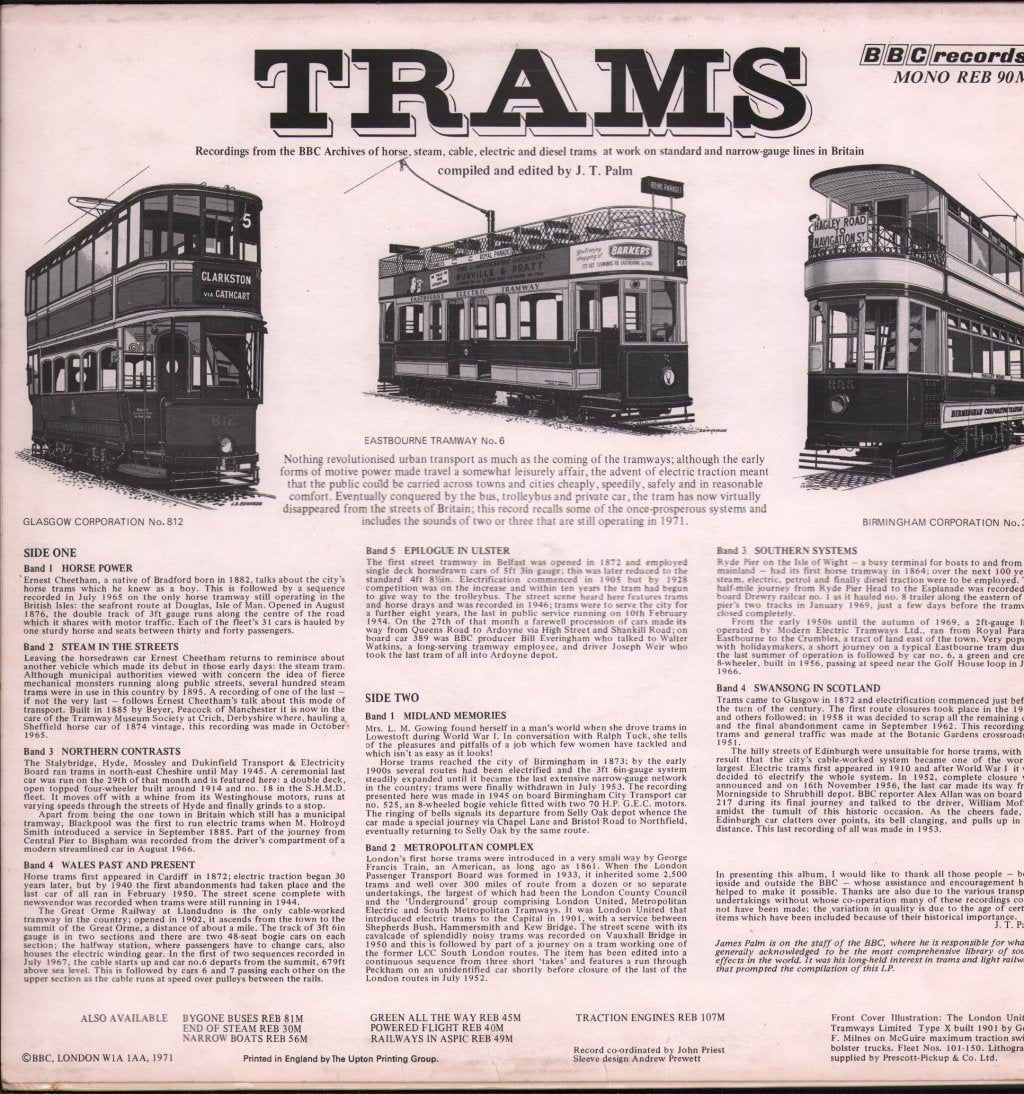 Various Artists - Trams - Lp