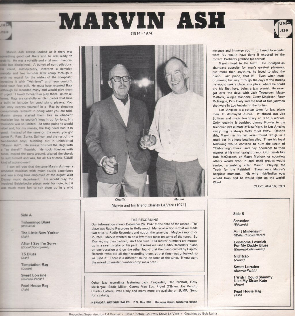 Marvin Ash - Marvin Ash - Lp