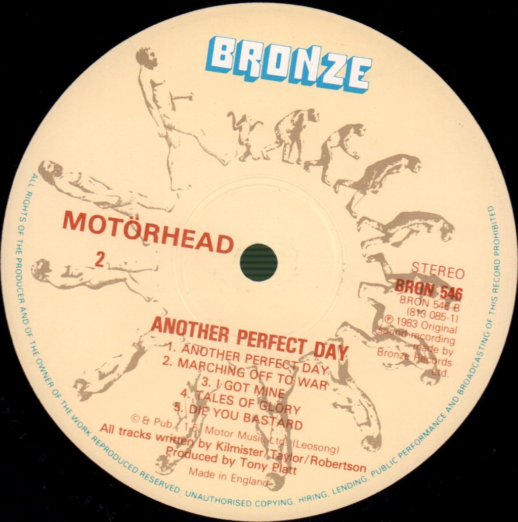 Motorhead - Another Perfect Day - Lp
