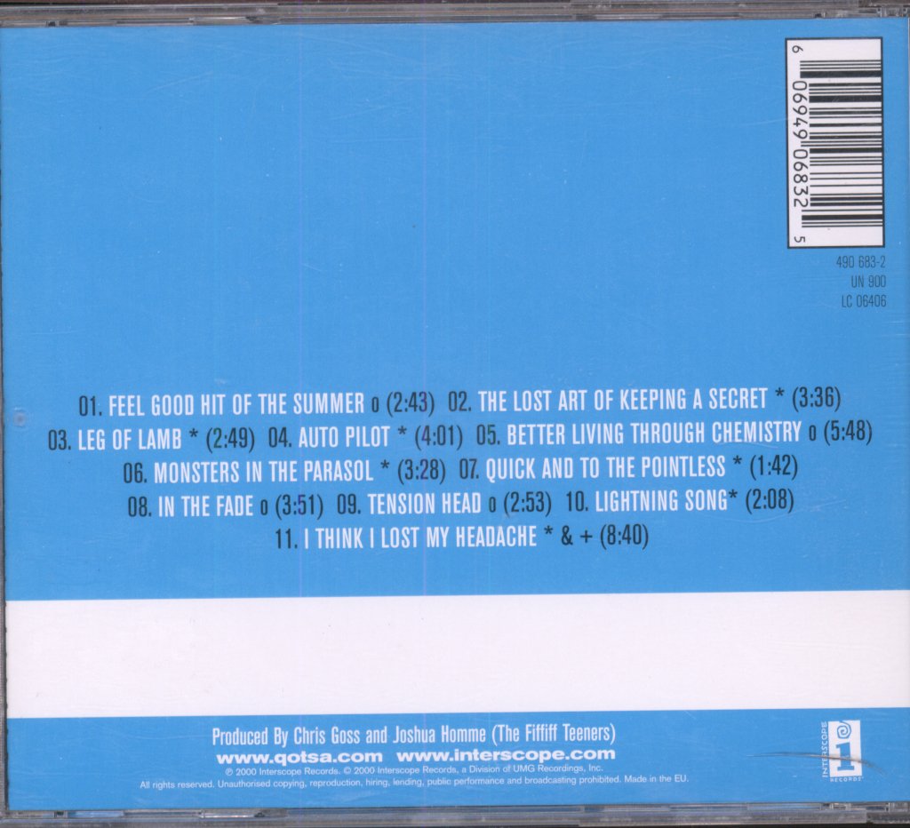 Queens Of The Stone Age - R - Cd