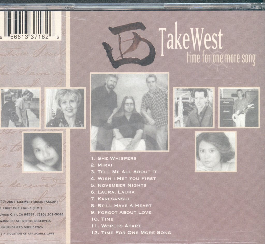 TakeWest - Time For One More Song - Cd