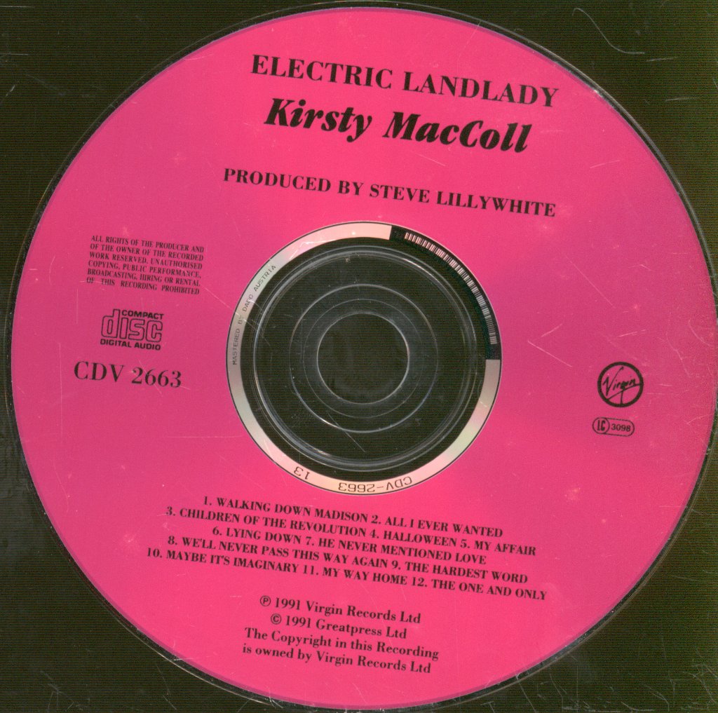 Kirsty MacColl - Electric Landlady - Cd