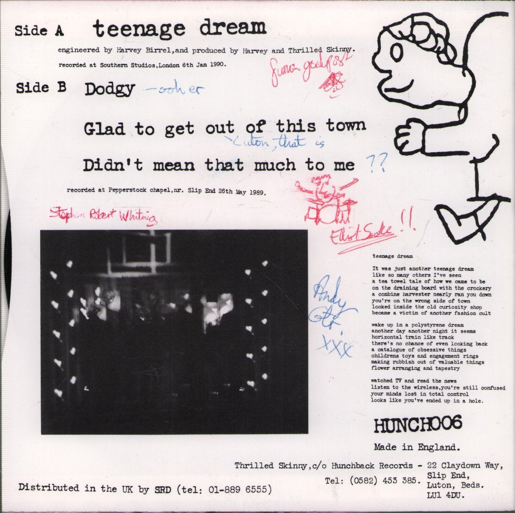 Thrilled Skinny - Teenage Dream - 7 Inch